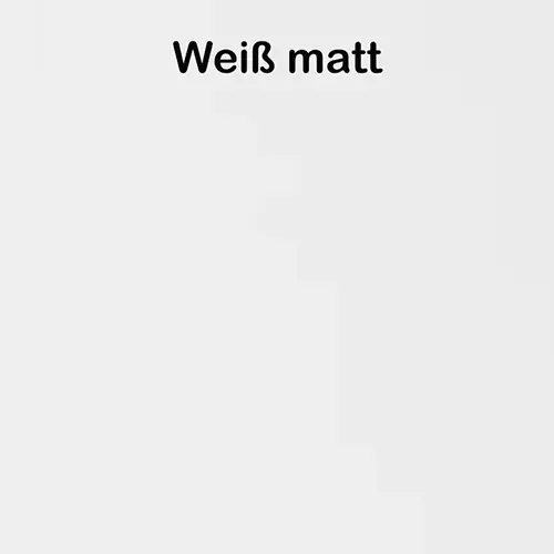 Oberfläche Weiß matt für Raumteiler-Lamellen